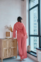 Japanese style pajama set. Loose fit loungewear set.