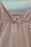 Silk satin slip dress Casual Deep V Nightgown Nude Mini slip for under dresses Bridal Nightdress Slip Nighties Camisole Mini Dress