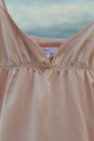 Silk satin slip dress Casual Deep V Nightgown Nude Mini slip for under dresses Bridal Nightdress Slip Nighties Camisole Mini Dress